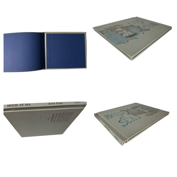 Mouse At Sea By Robert Kraus First Edition Hardcover DJ 1959 Harper Illustrated - Picture 5 of 16